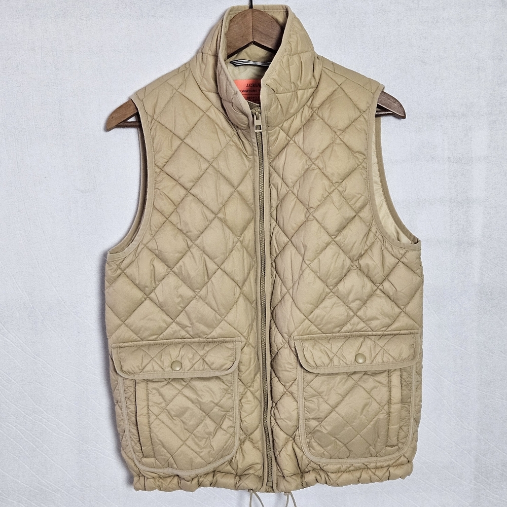 J. Crew Signature Puffer Vest Women's Medium Primaloft Insulation Superwarm